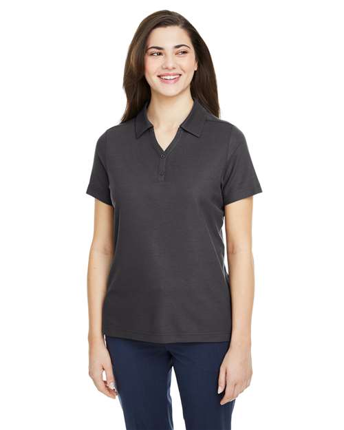 Polo en piqué ChromaSoft™ Fusion CORE365 pour femme