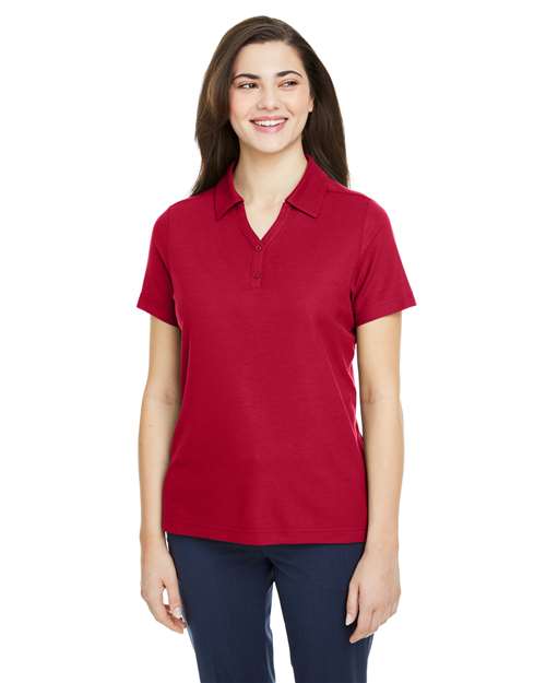 Polo en piqué ChromaSoft™ Fusion CORE365 pour femme