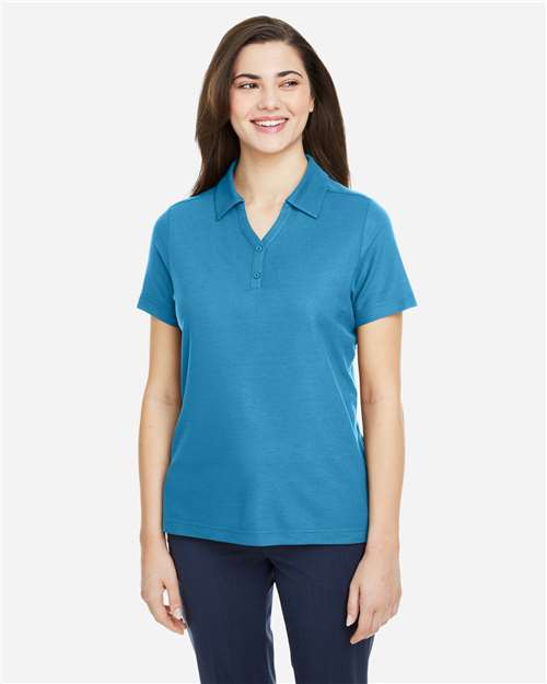 Polo en piqué ChromaSoft™ Fusion CORE365 pour femme