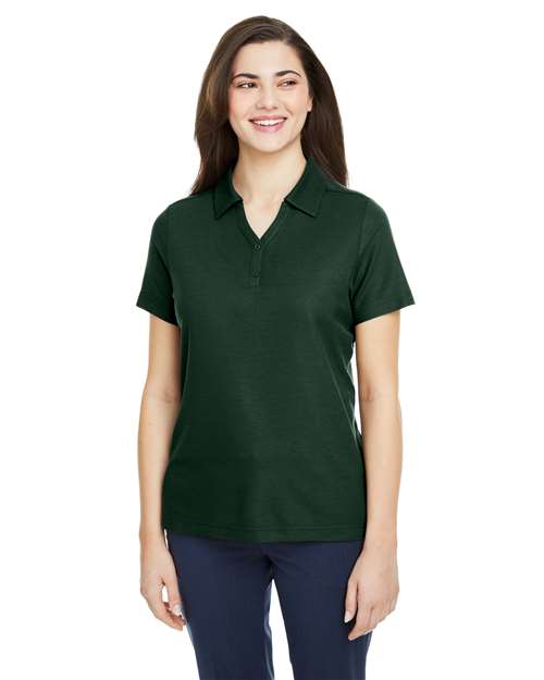 Polo en piqué ChromaSoft™ Fusion CORE365 pour femme
