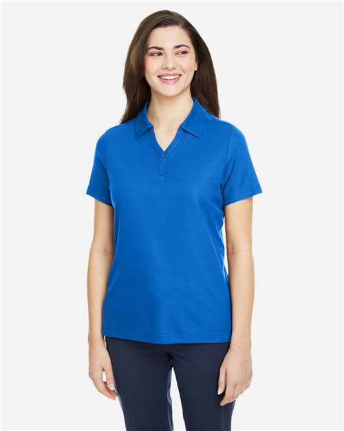 Polo en piqué ChromaSoft™ Fusion CORE365 pour femme