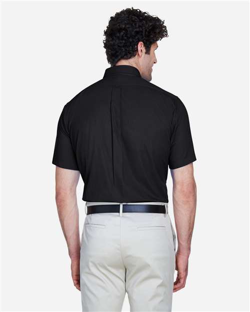 Chemise de ville homme CORE365 Optimum en twill à manches courtes