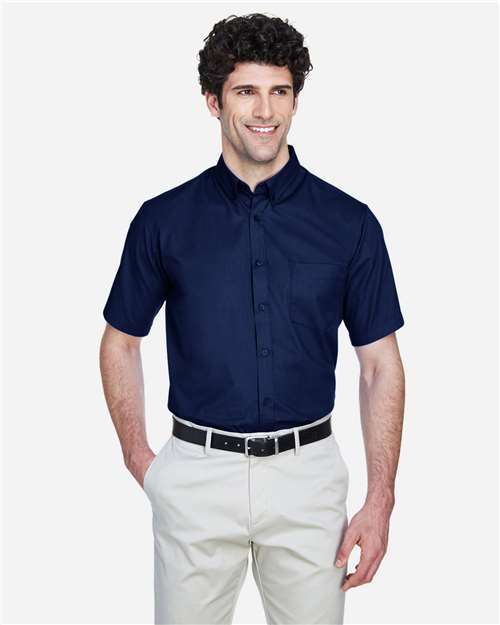 Chemise de ville homme CORE365 Optimum en twill à manches courtes