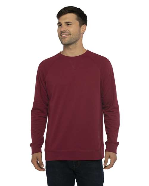 Sweat-shirt ras du cou raglan Laguna unisexe Next Level