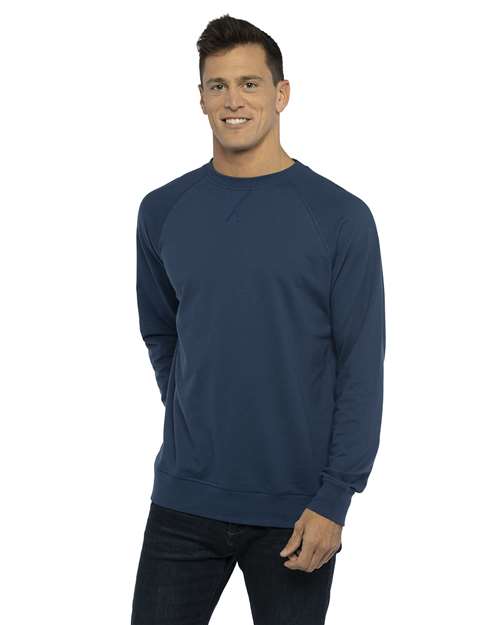 Sweat-shirt ras du cou raglan Laguna unisexe Next Level