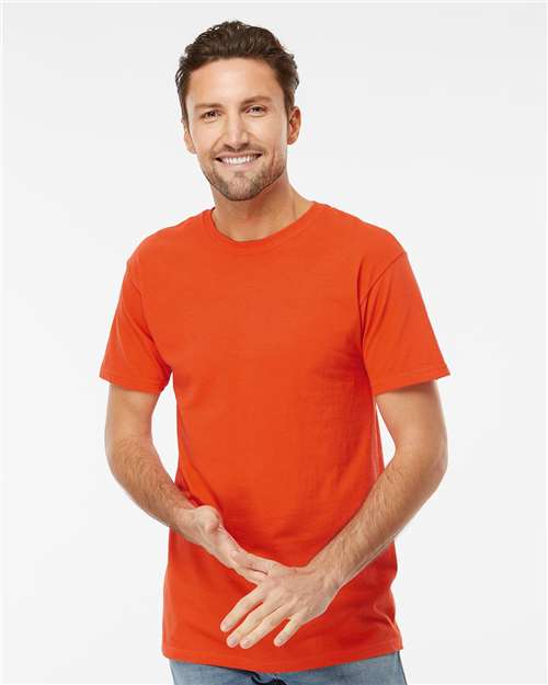 M&O 4800 - T-shirt doux au toucher pour hommes, couleur or