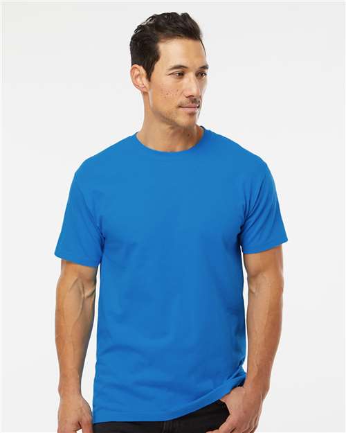 M&O 4800 - T-shirt doux au toucher pour hommes, couleur or
