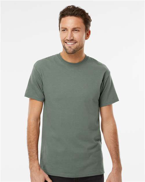 M&O 4800 - T-shirt doux au toucher pour hommes, couleur or
