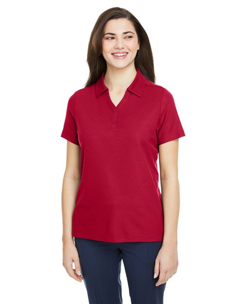 Polo en piqué ChromaSoft™ Fusion CORE365 pour femme