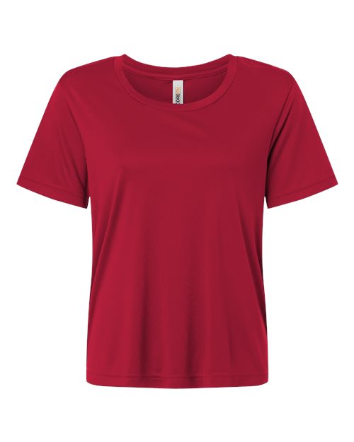 T-shirt de performance Capital CORE365 pour femme