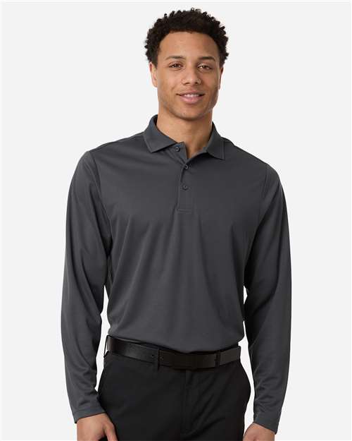 Polo piqué à manches longues Nova Core365 Performance pour hommes