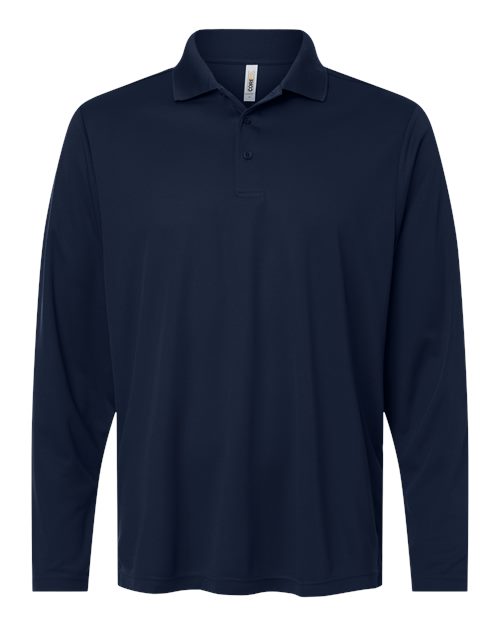 Polo piqué à manches longues Nova Core365 Performance pour hommes