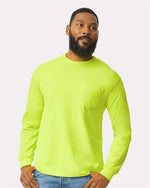 Gildan 2410 - Unisex Ultra Cotton® Long Sleeve Pocket T-Shirt