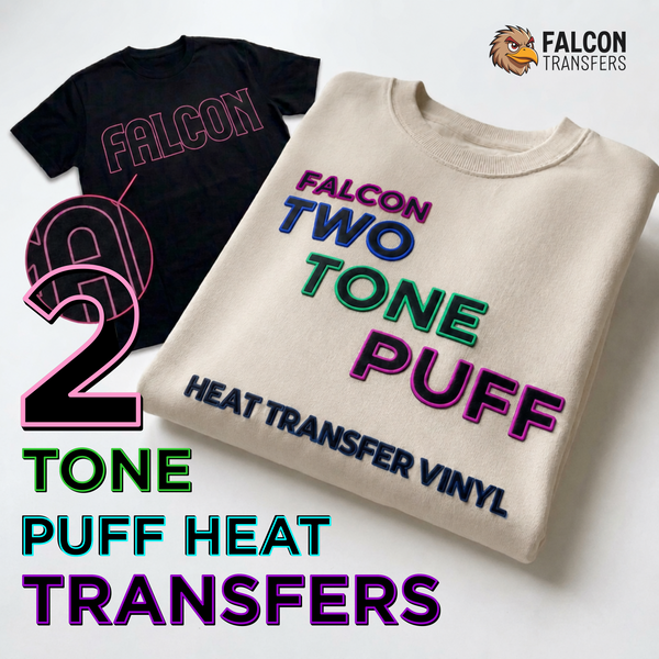 Transferts thermiques gonflants bicolores