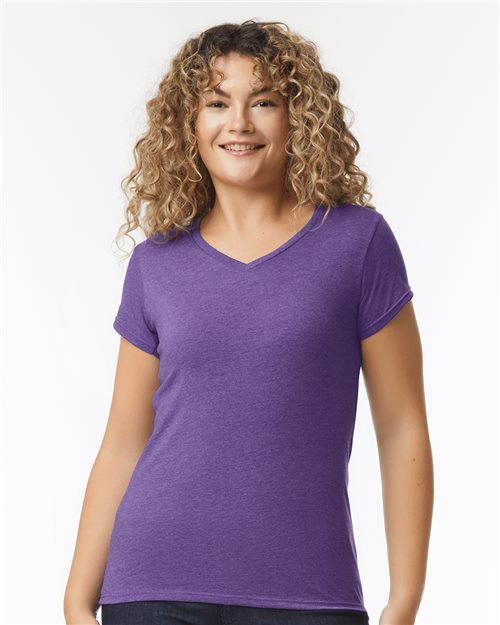 Gildan 64V00L - T-shirt Femme Col en V Softstyle®