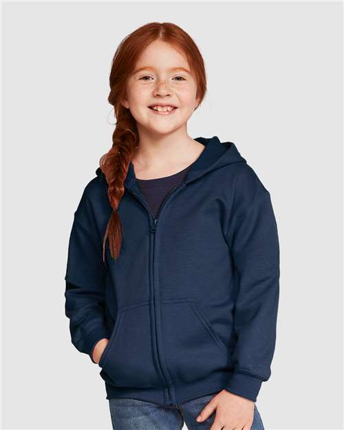 Gildan 18600B - Sweat-shirt à capuche zippé pour jeunes Heavy Blend™