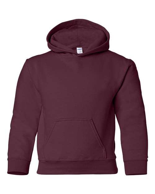 Gildan 18500B - Sweat-shirt à capuche lourd en molleton mélangé pour jeunes