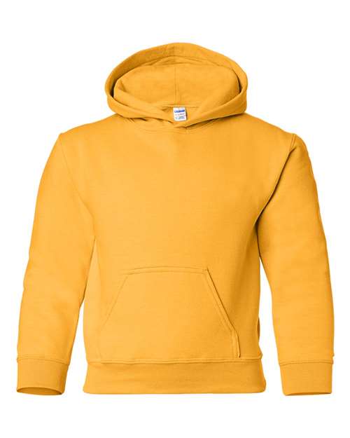 Gildan 18500B - Sweat-shirt à capuche lourd en molleton mélangé pour jeunes