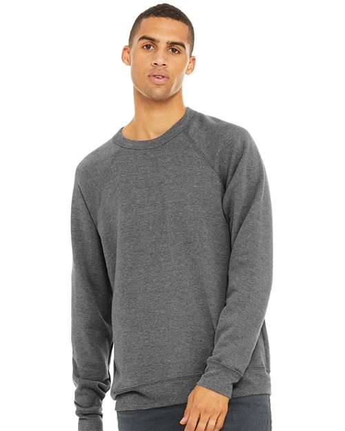BELLA + CANVAS 3901 - Unisex Sponge Fleece Raglan Crewneck Sweatshirt