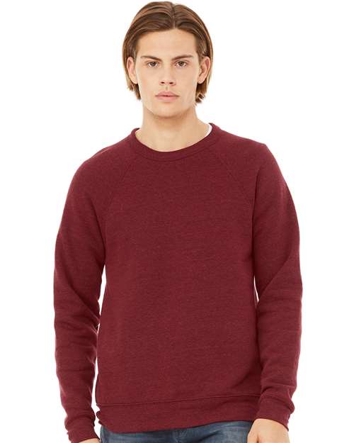 BELLA + CANVAS 3901 - Unisex Sponge Fleece Raglan Crewneck Sweatshirt