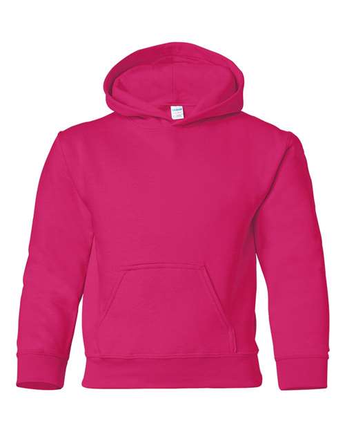 Gildan 18500B - Sweat-shirt à capuche lourd en molleton mélangé pour jeunes