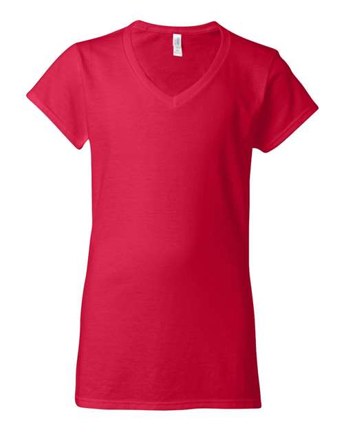Gildan 64V00L - T-shirt Femme Col en V Softstyle®