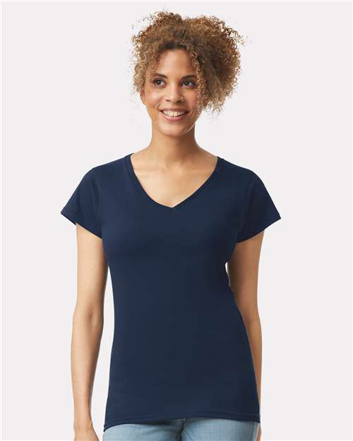 Gildan 64V00L - T-shirt Femme Col en V Softstyle®
