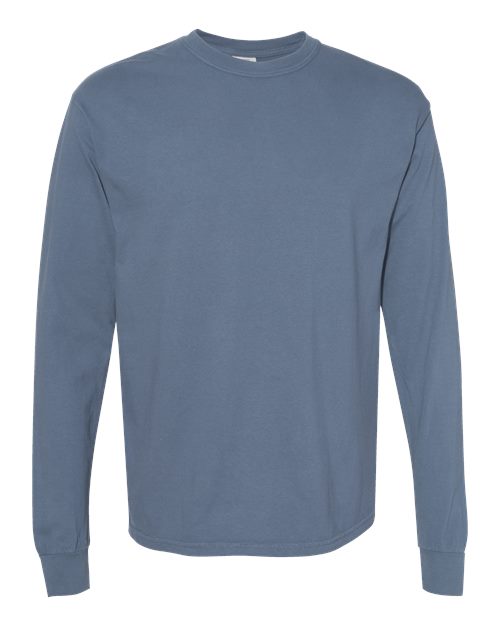 Comfort Colors 6014 - T-shirt unisexe à manches longues teint sur pièce en tissu épais