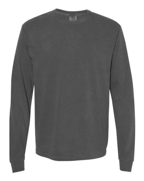 Comfort Colors 6014 - T-shirt unisexe à manches longues teint sur pièce en tissu épais