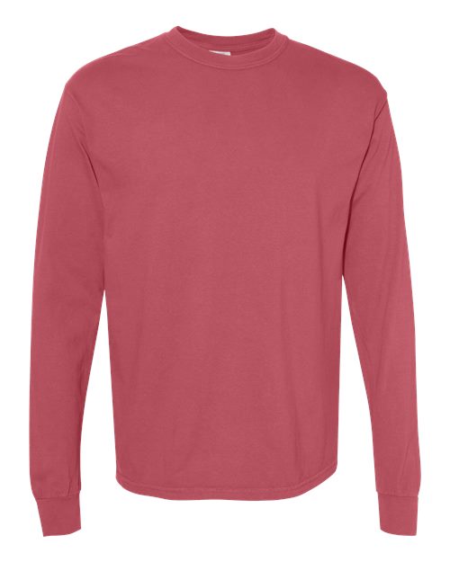 Comfort Colors 6014 - T-shirt unisexe à manches longues teint sur pièce en tissu épais