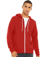 BELLA + CANVAS 3739 - Unisex Sponge Fleece Full-Zip Hoodie Sweatshirt