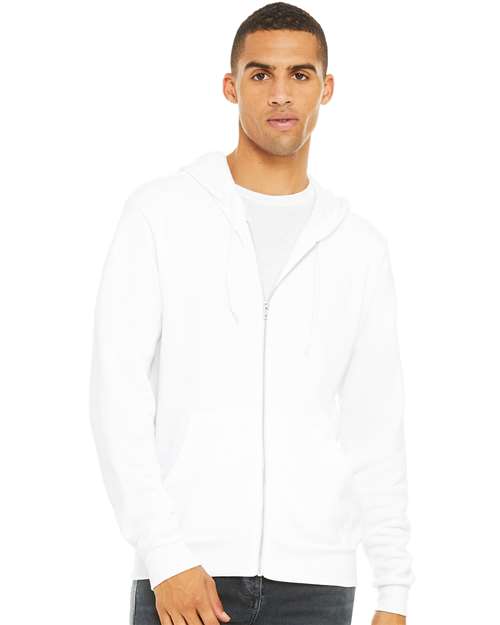 BELLA + CANVAS 3739 - Unisex Sponge Fleece Full-Zip Hoodie Sweatshirt