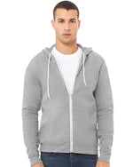 BELLA + CANVAS 3739 - Unisex Sponge Fleece Full-Zip Hoodie Sweatshirt