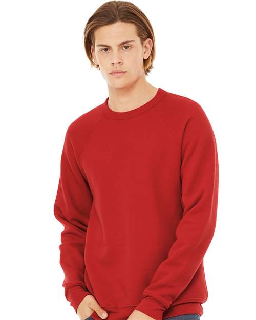 BELLA + CANVAS 3901 - Unisex Sponge Fleece Raglan Crewneck Sweatshirt