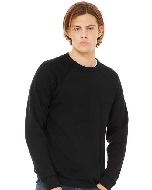 BELLA + CANVAS 3901 - Unisex Sponge Fleece Raglan Crewneck Sweatshirt