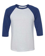 BELLA + CANVAS 3200 - Unisex Three-Quarter Sleeve Baseball Tee