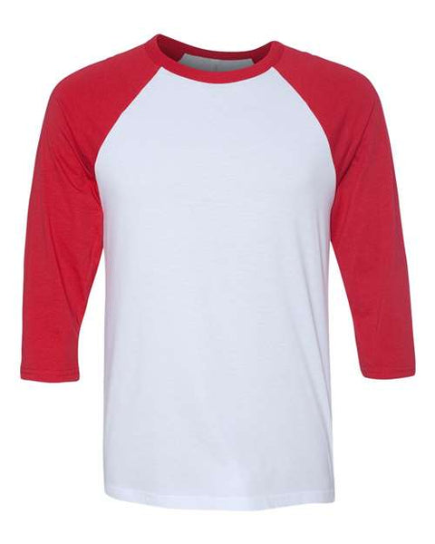 BELLA + CANVAS 3200 - Unisex Three-Quarter Sleeve Baseball Tee