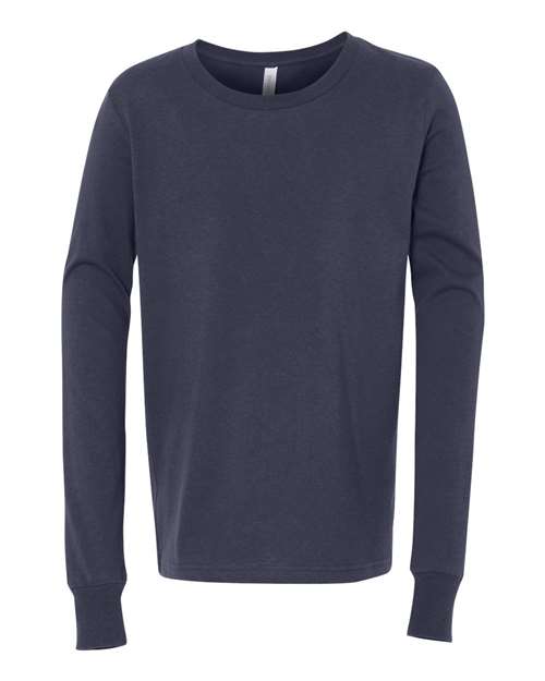BELLA + CANVAS 3501Y - T-shirt Jeune Manches Longues en Jersey