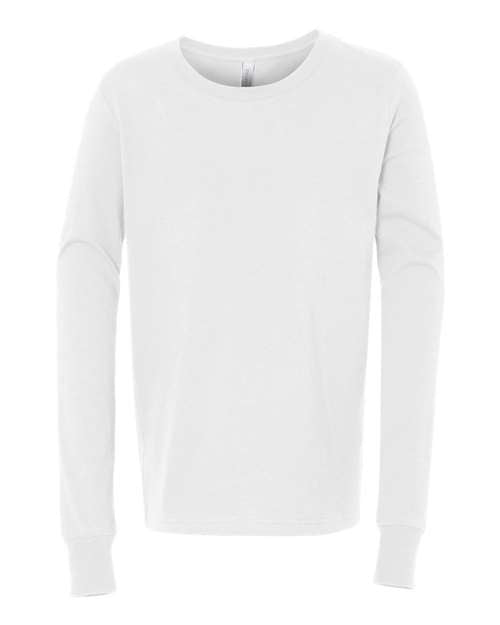 BELLA + CANVAS 3501Y - T-shirt Jeune Manches Longues en Jersey