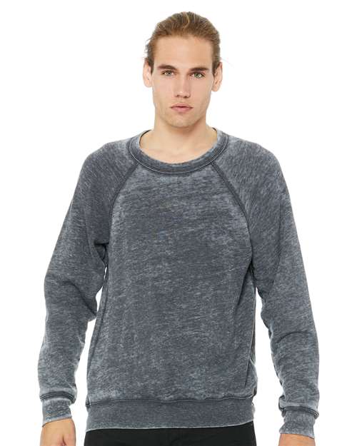 BELLA + CANVAS 3901 - Unisex Sponge Fleece Raglan Crewneck Sweatshirt
