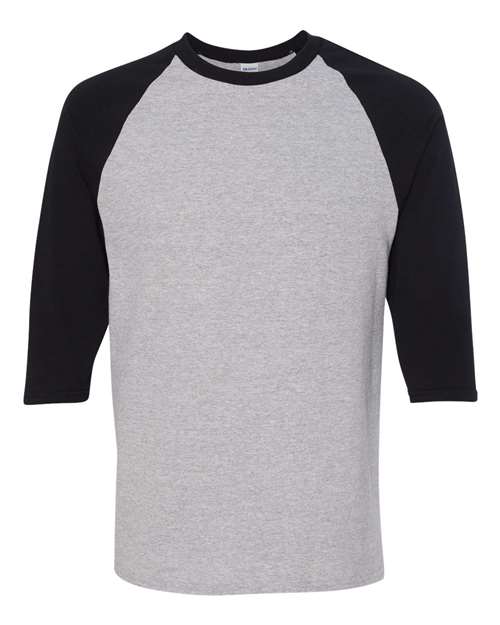 Gildan 5700 - Unisex Heavy Cotton™ Raglan Three-Quarter Sleeve T-Shirt