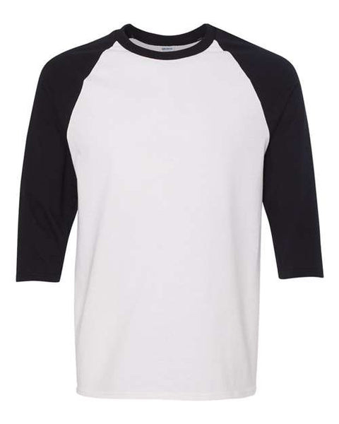 Gildan 5700 - Unisex Heavy Cotton™ Raglan Three-Quarter Sleeve T-Shirt