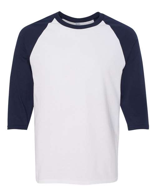 Gildan 5700 - Unisex Heavy Cotton™ Raglan Three-Quarter Sleeve T-Shirt