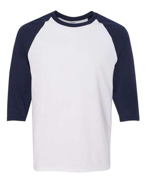 Gildan 5700 - Unisex Heavy Cotton™ Raglan Three-Quarter Sleeve T-Shirt