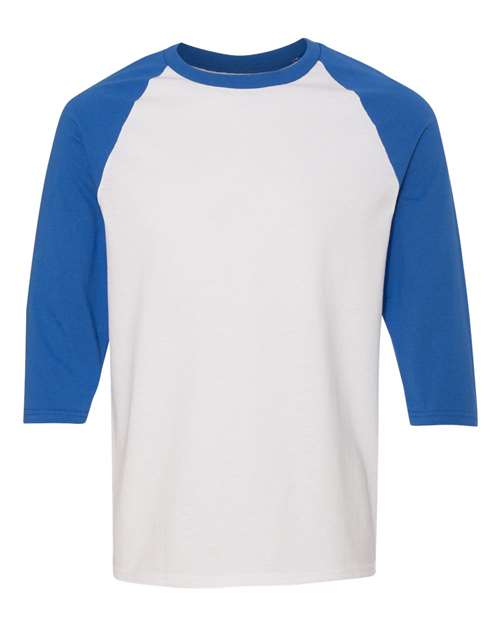 Gildan 5700 - Unisex Heavy Cotton™ Raglan Three-Quarter Sleeve T-Shirt