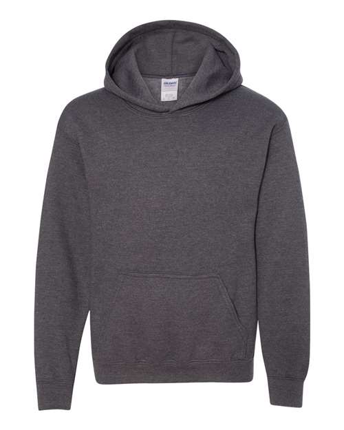 Gildan 18500B - Sweat-shirt à capuche lourd en molleton mélangé pour jeunes