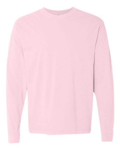 Comfort Colors 6014 - T-shirt unisexe à manches longues teint sur pièce en tissu épais