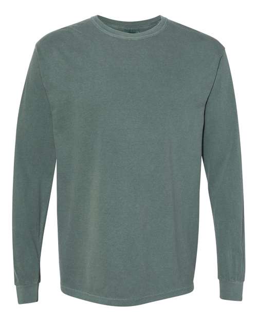 Comfort Colors 6014 - T-shirt unisexe à manches longues teint sur pièce en tissu épais