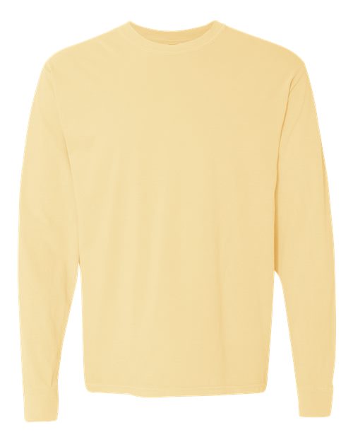 Comfort Colors 6014 - T-shirt unisexe à manches longues teint sur pièce en tissu épais