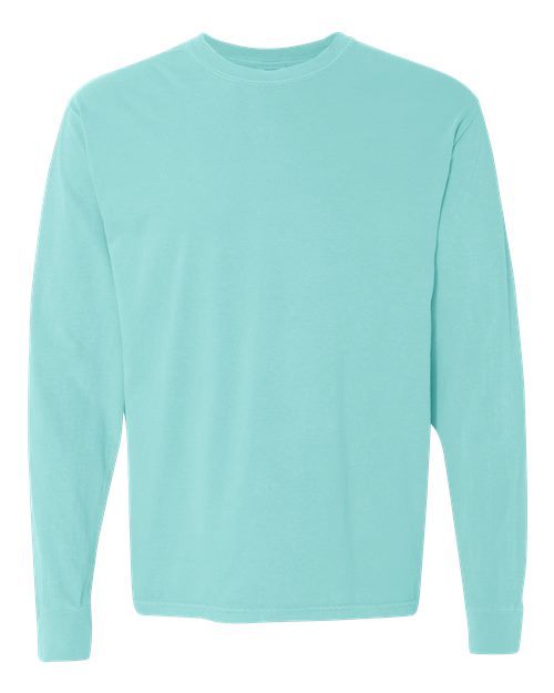 Comfort Colors 6014 - T-shirt unisexe à manches longues teint sur pièce en tissu épais
